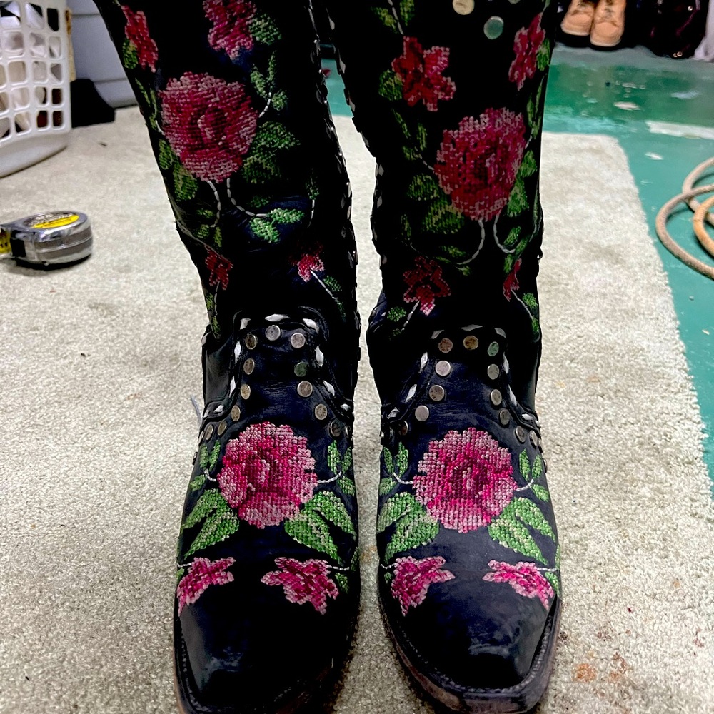 Gypsy Soul Boots! Bought in Nashville. Just don’t have anywhere to wear them!